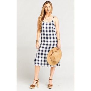 SHOW ME YOUR MUMU | Shiloh Slip Dress Tart Gingham